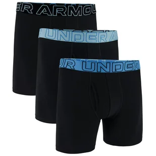 Męskie bokserki Under Armour M UA Perf Cotton 6in Rozmiar: S / Kolor: czarny/szary - Majtki męskie - miniaturka - grafika 1