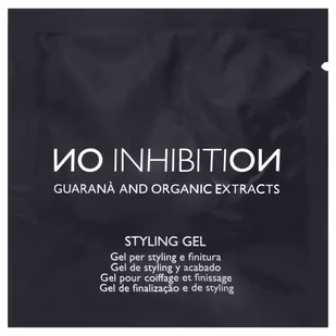 No Inhibition Styling Gel, żel do modelowania włosów z guaraną, żywicą i pantenolem, utrwala i nabłyszcza, 10ml - Kosmetyki do stylizacji włosów - miniaturka - grafika 1