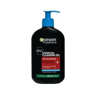 Żele do mycia twarzy - Garnier Pure Active Charcoal Cleansing Gel Żel oczyszczający 250 ml - miniaturka - grafika 1