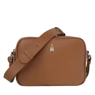 Torebki damskie - CORA - Jasnobrązowa listonoszka skórzana - miniaturka - grafika 1