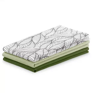 Ręcznik kuchenny LETTY kolor zielony drukowany motyw nowoczesny styl nowoczesny 50x70 ameliahome - KIT/AH/LETTY/MIX/GRAIN/GREENS - Ręczniki - miniaturka - grafika 1