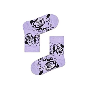 Happy Socks Kids Disney Face It, Minnie Sock, Skarpety dla dzieci, Czarny - Skarpetki damskie - miniaturka - grafika 1