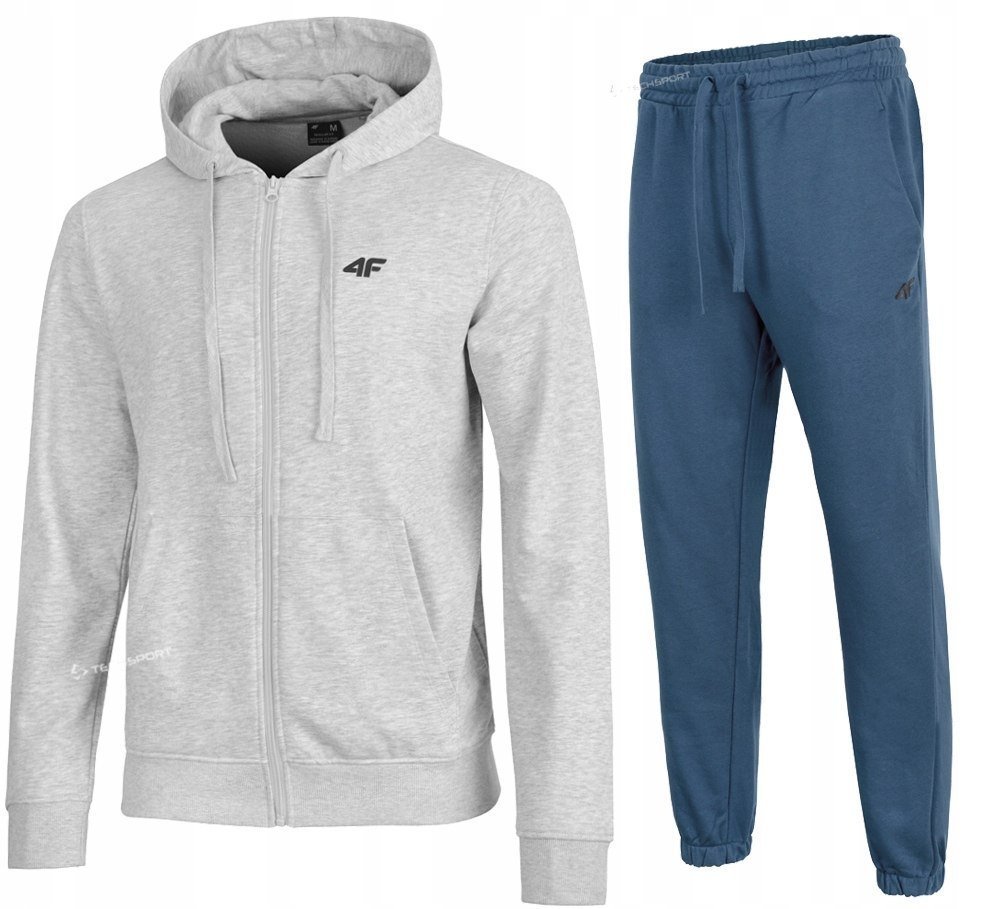 4F MÄSKI DRES BAWEĹNA KOMPLET BLUZA SPODNIE / rozm L