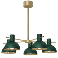 Lampy sufitowe - Ciemnozielona lampa wisząca do salonu LX 4374 z serii ESTATE MINI - miniaturka - grafika 1