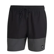 Kąpielówki męskie - adidas, Colorblock, kostium kąpielowy, czarny/szary sześć, M, męski - miniaturka - grafika 1