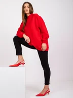 Bluzy damskie - Czerwona bluza Twist-S/M - miniaturka - grafika 1