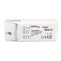 Zamel Wyłącznik dotykowy 230 V TYP: WDN-03 LDX10000053 - Akcesoria do oświetlenia - miniaturka - grafika 1