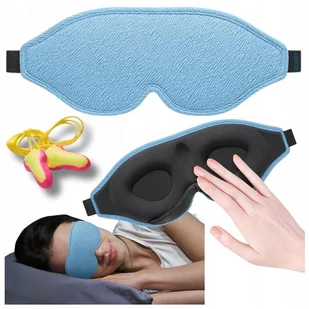 Opaska Na Oczy Twarz Maska 3d Do Spania Jedwabna 100% Zaciemnienia Premium - Akcesoria do bielizny Opaska Na Oczy Twarz Maska 3d Do Spania Jedwabna 100% Zaciemnienia Premium - Akcesoria do bielizny - miniaturka - grafika 1