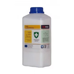Biomus Biomus kwas L-askorbinowy C6H8O6 witamina C proszek 1000g - Witaminy i minerały dla sportowców - miniaturka - grafika 1