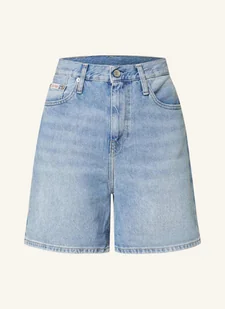 Calvin Klein Jeans Szorty Jeansowe blau - Spodnie sportowe damskie - miniaturka - grafika 1