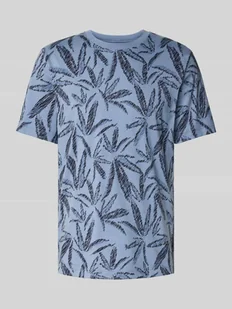 T-shirt o kroju regular fit z czystej bawełny - Koszulki męskie - miniaturka - grafika 1