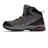 Buty trekkingowe damskie - Scarpa Damskie buty trekkingowe Maverick Mid GTX Wmn, szary - Gray Red Plum Gore Tex Sht Crossover - 38 EU - miniaturka - grafika 1