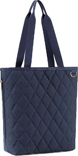 Torba Shopper Classic M granatowa pikowana - Torby i wózki na zakupy - miniaturka - grafika 1
