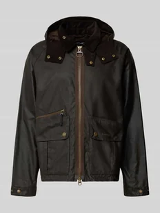 Parka o kroju regular fit z woskowanej bawełny model ‘RE-ENIGNEERED’ - Kurtki męskie - miniaturka - grafika 1