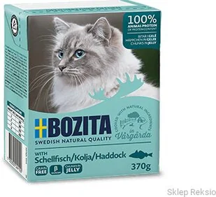 BOZITA Kawałki w galaretce z dorszem 370g - Mokra karma dla kotów BOZITA Kawałki w galaretce z dorszem 370g - Mokra karma dla kotów - miniaturka - grafika 1