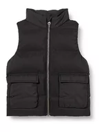 Kurtki i płaszcze dla chłopców - NAME IT Chłopcy NKMMELLOW Puffer Vest TB kamizelka buforowa, czarna, 146, Schwarz, 146 - miniaturka - grafika 1