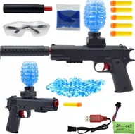 Zabawki militarne - Skleplolki PISTOLET AUTOMAT NA KULKI ŻELOWE KARABIN STRZAŁKI - miniaturka - grafika 1