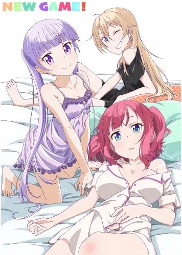 Plakat Anime Manga New Game+ ng_076 A2 (custom)