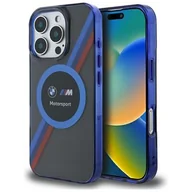 Etui i futerały do telefonów - BMW BMHMP16L23HTPUK iPhone 16 Pro 6.3" czarny/black hardcase Motosport IML Circle MagSafe - miniaturka - grafika 1