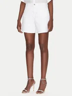 Spodenki damskie - Guess Szorty jeansowe W5GD1A D4T50 Biały Regular Fit - miniaturka - grafika 1