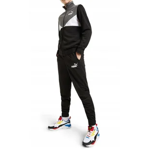 Dres komplet dresowy dziecięcy dla chłopca Puma Colorblock - Odzież sportowa dziecięca - miniaturka - grafika 1