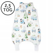 Śpiworki dla dzieci - Śpiworek z nogawkami 104-122 L Całoroczny WZORY! - miniaturka - grafika 1