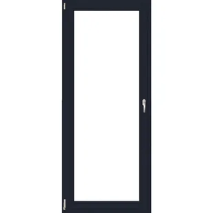 Lupol 3-szybowe balkonowe lakier kolor antracyt OB6 90 RU 865x2195 mm - Okna - miniaturka - grafika 1