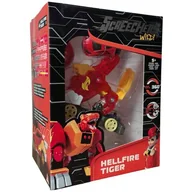 Figurki dla dzieci - Zestaw figurek ALPHA Screechers Wild! Transformujący Pojazd Hellfire Tiger 685102 - miniaturka - grafika 1