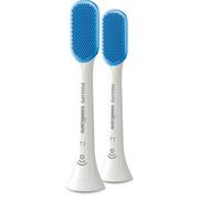 Końcówki do szczoteczek elektrycznych - Philips Końcówki do Sonicare TongueCare+ HX8072/01 (2 szt.) - miniaturka - grafika 1