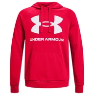 Bluzy sportowe męskie - Męska bluza Under Armour Rival Fleece Big Logo HD (22) Rozmiar: L / Kolor: czerwony - miniaturka - grafika 1