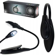 Lampy stojące - Lampka Z Klipsem Led Do Czytania Książki Elastyczna Na Monitor Na Baterie - miniaturka - grafika 1