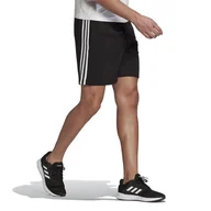 Spodnie sportowe męskie - Spodenki adidas Essentials French Terry 3-Stripes GK9597 - czarne - Adidas - miniaturka - grafika 1