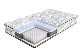 Materac micropocketowy LUNARI pianka visco, kokos - 160 x 200 - 24 cm - Materace Materac micropocketowy LUNARI pianka visco, kokos - 160 x 200 - 24 cm - Materace - miniaturka - grafika 1