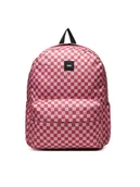 Plecaki - Vans Plecak Old Skool Check VN000H4XZRY1 Różowy - miniaturka - grafika 1