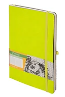 Szkolne artykuły papiernicze - Antra Impresja A5 notes kratka limonka - miniaturka - grafika 1