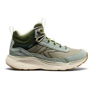 Buty trekkingowe damskie - Damskie buty outdoorowe Keen Leiki Leather Mid WP Iceberg Green/Bronze Green US 9,5 - miniaturka - grafika 1
