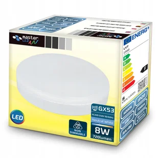 Żarówka Led Masterled GX53 Smd 720 lm 8 W 230 V biała neutralna - Żarówki LED - miniaturka - grafika 1