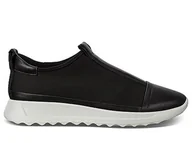 Sneakersy damskie - Sneakersy ECCO FLEXURE czarne wsuwane skóra 37 - miniaturka - grafika 1