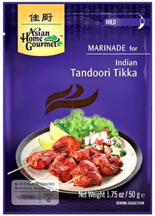 Asian Home Gourmet Marynata do indyjskiego Tandoori Tikka 50g - Asian Home Gourmet 1249-uniw - Kuchnie świata - miniaturka - grafika 1