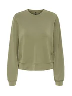 Bluzy damskie - ONLY Bluza Maya 15361163 Zielony Regular Fit - miniaturka - grafika 1
