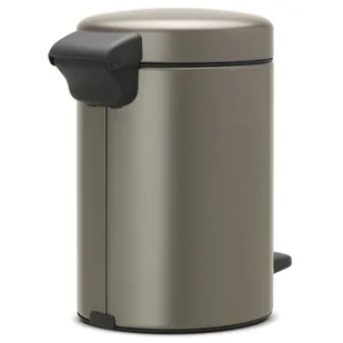 Brabantia Kosz pedałowy 3l, platynowy - Kosze na śmieci - miniaturka - grafika 1