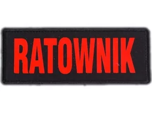 Emblemat Ratownik Fluo Na Rzepie 13 X 5 Cm - Odzież robocza - miniaturka - grafika 1