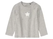 Bluzki dla niemowląt - bellybutton Bluzka niemowlęca z biobawełny z długimi rękawami (74, Szary) - miniaturka - grafika 1
