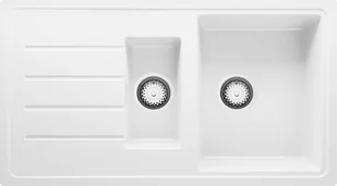 Zlew BRANDE LINK DUAL 900-60 WHITE (biały) - Zlewozmywaki - miniaturka - grafika 1
