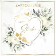 Kartki okolicznościowe i zaproszenia - Armin Style Zaproszenie Ślubu (5szt) - miniaturka - grafika 1