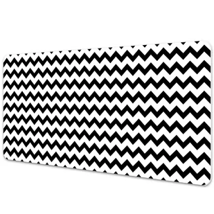 Ochronna mata na biurko Czarny szlaczek 90x45 cm - Podkładki na biurko - miniaturka - grafika 1