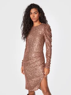 Silvian Heach Sukienka koktajlowa Vestit CVA22264VE Brązowy Slim Fit - Sukienki - miniaturka - grafika 1