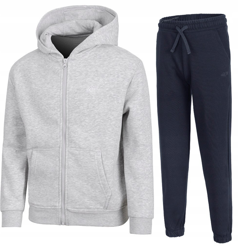 4F CHĹOPIÄCY DRES KOMPLET BLUZA ROZPINANA SPODNIE / rozm 152