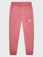 Odzież sportowa dziecięca - adidas Spodnie dresowe IC6136 Różowy Regular Fit - miniaturka - grafika 1