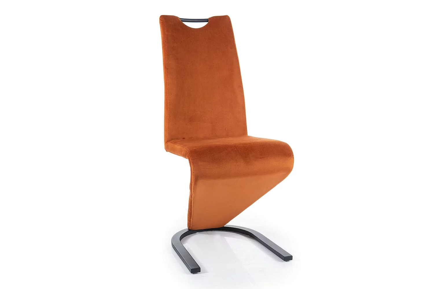 Krzesło tapicerowane H-090 VELVET cynamonowe